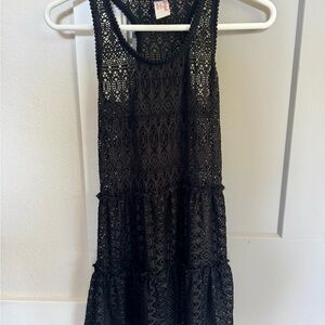 Cat & Jack Black Kids Swim Coverup